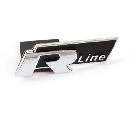 

Эмблема решетки радиатора VW Volkswagen R-line Rline черная тип1