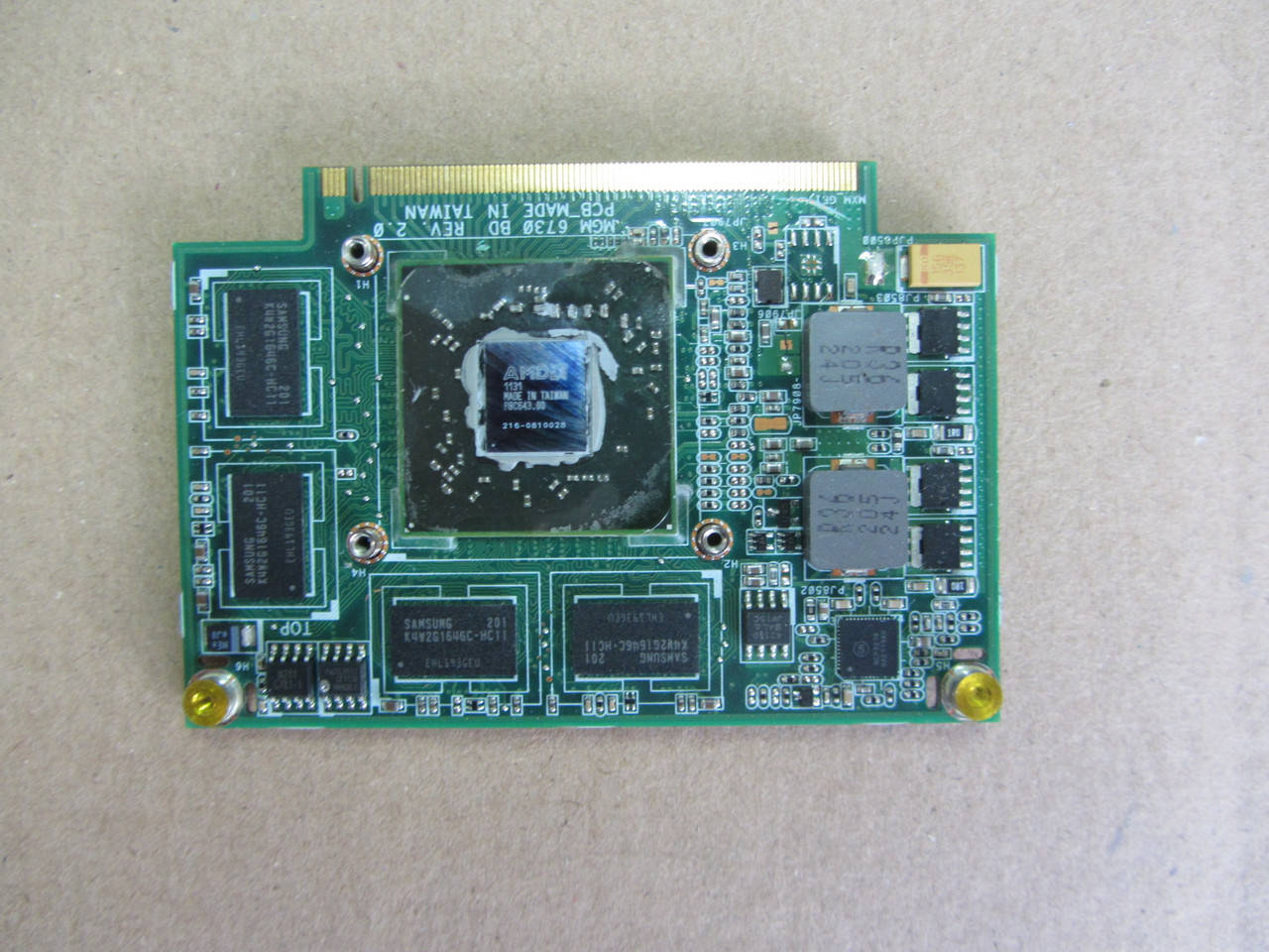 

Відеокарта для ноутбука ASUS A53S K53K K53SK MGM 6730 BD Rev 2.0 HD 6730
