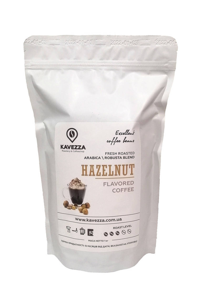 

Кава в зернах ароматизована "Лісовий горіх"(Hazelnut), 500 г