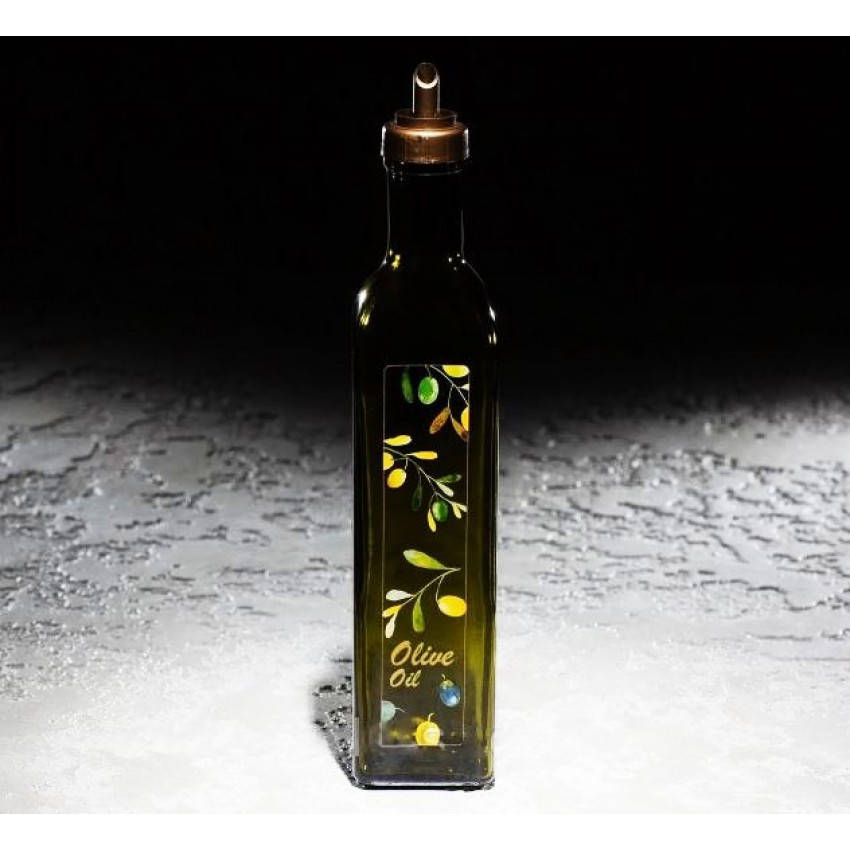 

Бутылка для масла 0,5 Мaraska с дозатором EverGlass 1400-D1, Оливковый