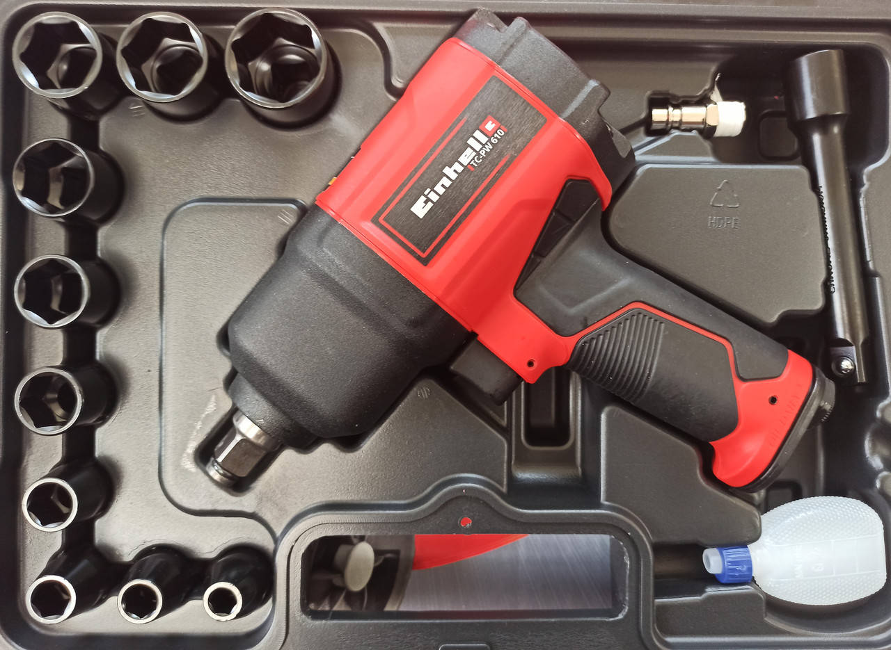 

Гайковерт ударный пневматический Einhell TC-PW 610 [4138960]