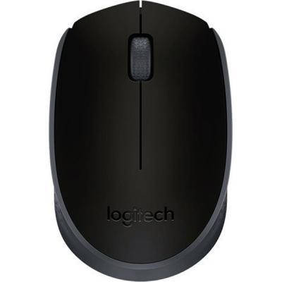 

Мышь беспроводная USB Logitech Wireless Mouse M171 (910-004424) чёрная+серая новая