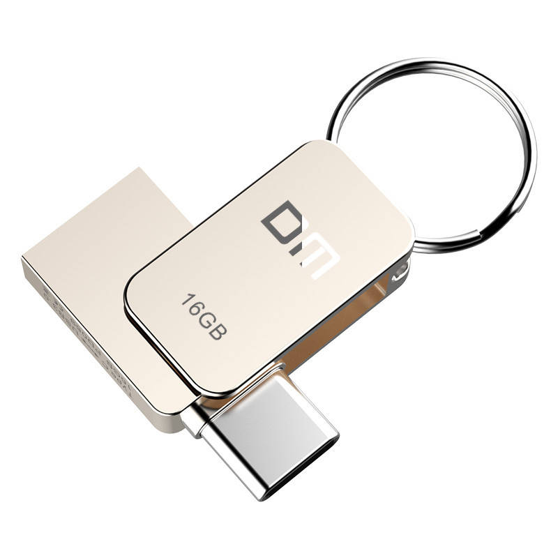 

USB Type-C флеш накопитель 16Gb DM PD059, Светло-серый