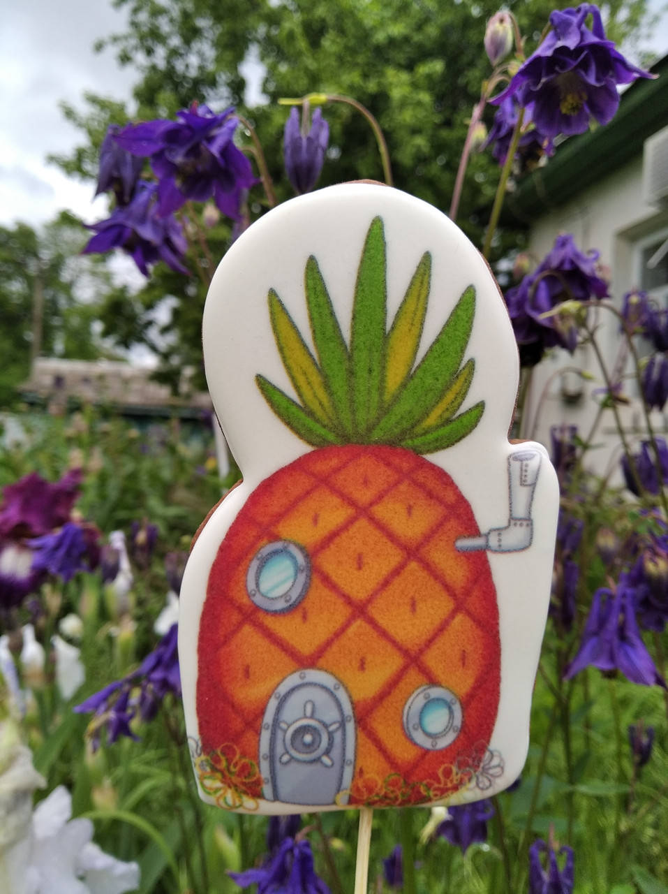 

Имбирно-медовые пряники Губка Боб пряники Спанч Боб пряники в торт Губка Боб