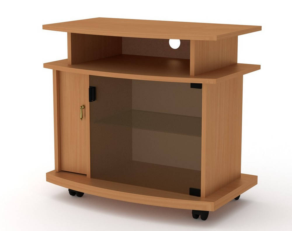 

Тумба под ТВ на колесах Амбасадор бук