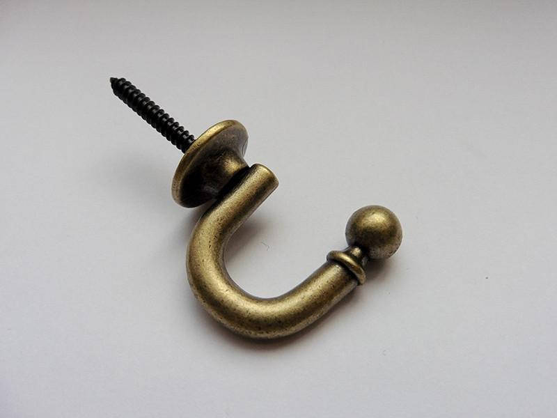 

Крючок драпировочный Quadrum 35мм Антик