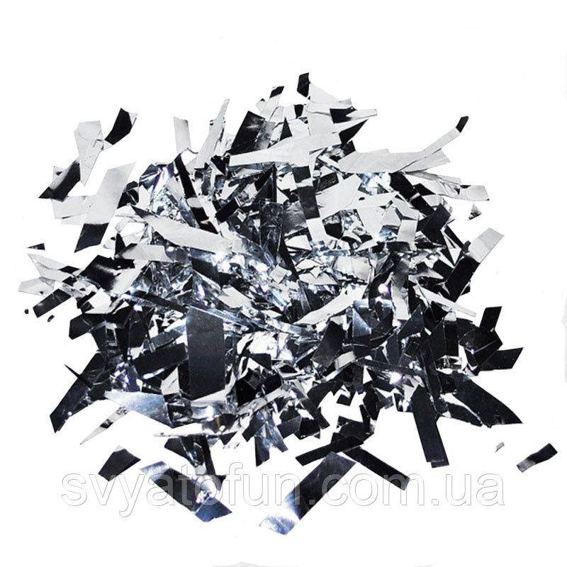 

Конфетти Мишура серебро 250г