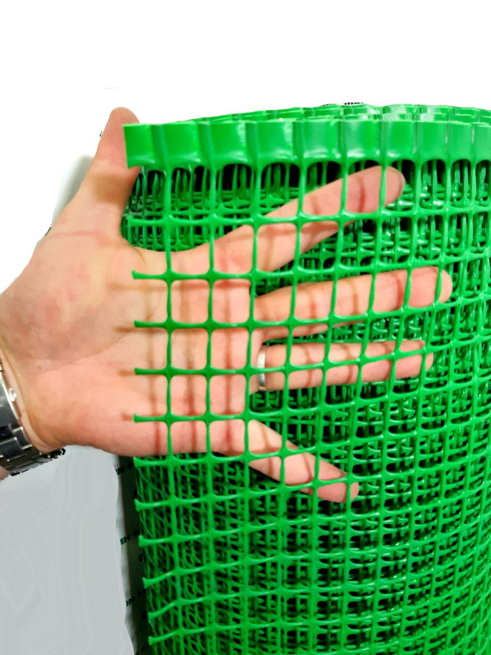 

Забор садовый (сетка). 1.5х20м. Ячейка 20х20мм. Широкий край., Зелёный