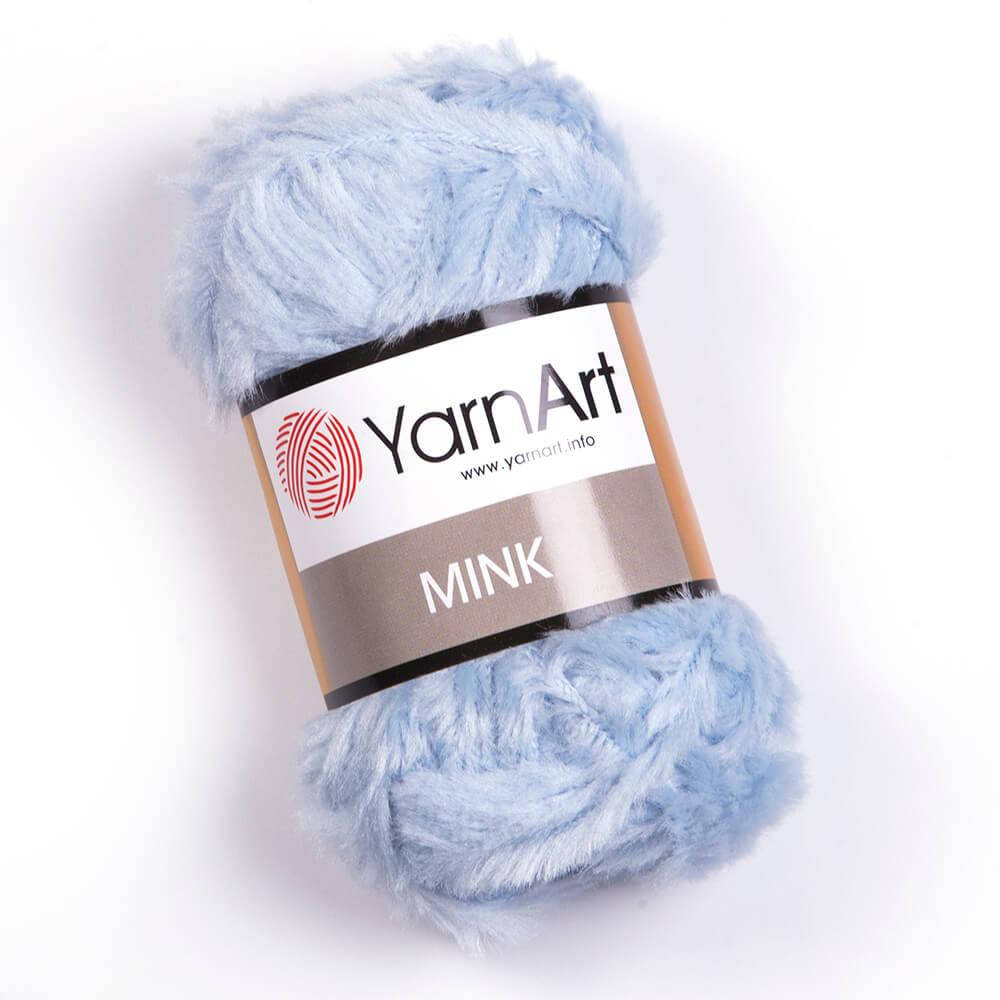

Yarnart Mink № 351 голубой