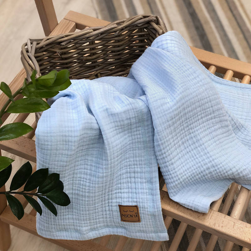 

Плед Муслин Жатка Голубой