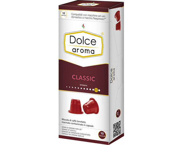 

Кофе в капсулах Dolce Aroma Classic Nespresso 10 шт
