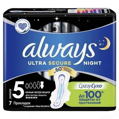

Прокладки Always Night 6шт