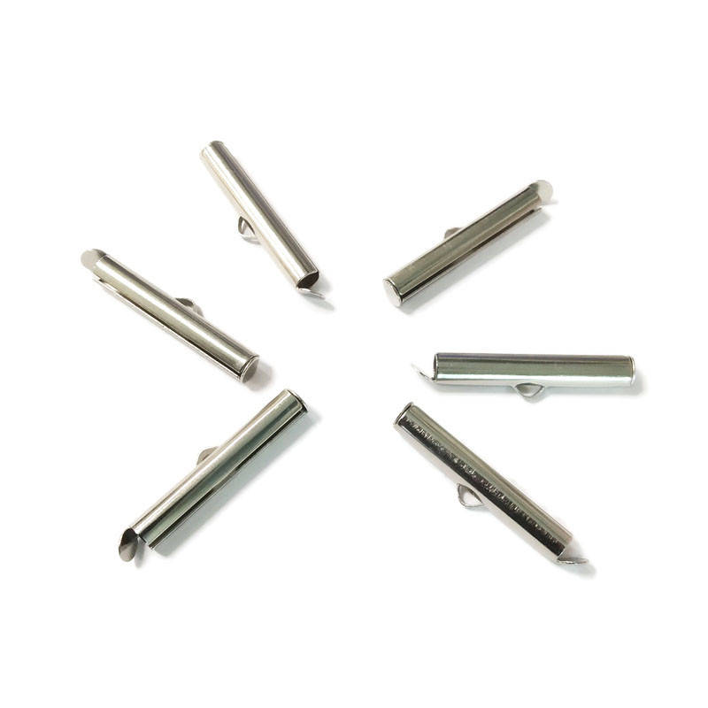 

Концевики-слайдеры для стразовых цепей, 25 мм, 2 шт., цвет серебро