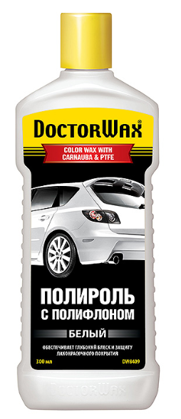 

Полироль для авто белая Doctor Wax DW8409, Белый