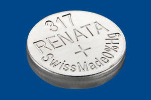 

Батарейка RENATA Silver Oxide low drain 317 (AG0-/SR516SW/SR62)