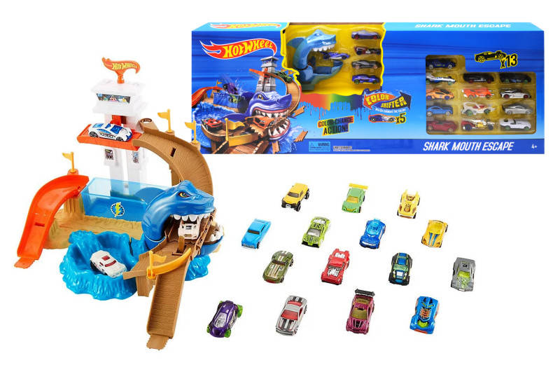

Автотрек с запуском "Hot Wheel" Shark Escape Хот Вилс Охота на Акулу 6762