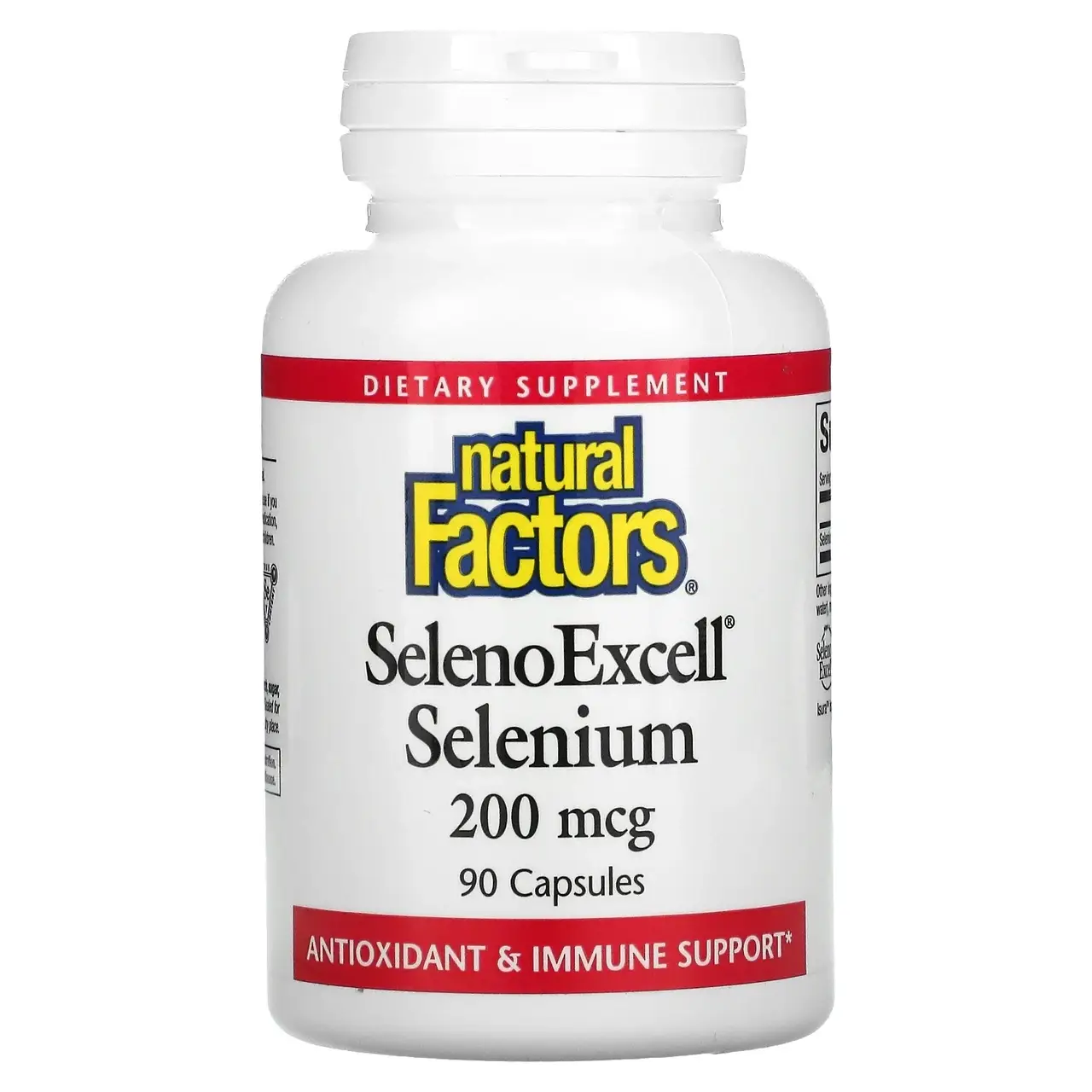 

Natural Factors, SelenoExcell, селен, 200 мкг, 90 капсул купить