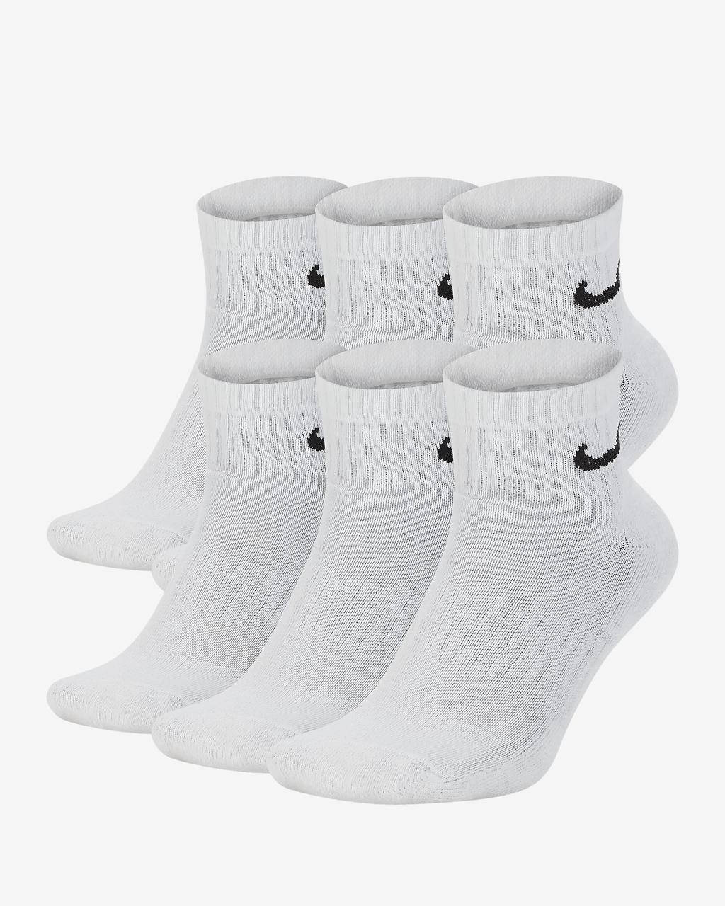 

Спортивные носки Nike Everyday Cushioned Training Ankle Socks 6 пар SX7669-100