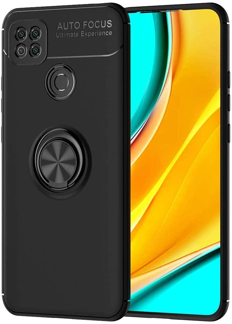 

Чехол с кольцом Xiaomi Redmi 9C Autofocus (Сяоми Ксиаоми Редми 9С), Черный