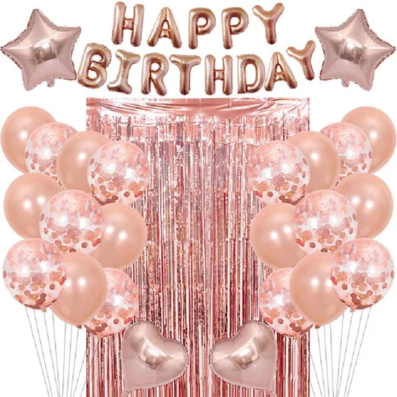 

Набор воздушных шаров на День Рождения Happy Birthday 1053