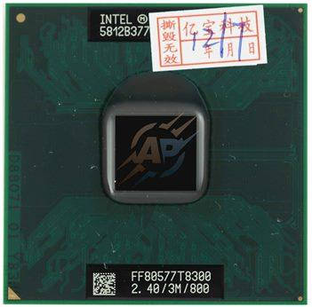 

Процессор Intel Core 2 Duo T8300 2.4 GHz Socket P для ноутбука