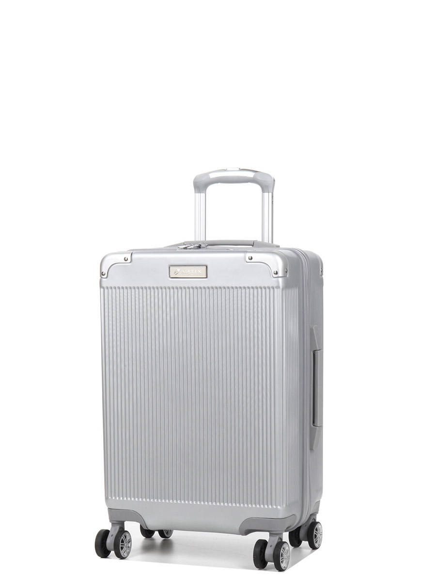 

Чемодан из поликарбоната Франция  S серебро | 56x37x24 см | 45 л | 3.2 кг | Airtex 225, Серебряный