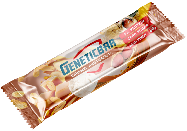 

Протеиновый батончик Geneticbar Карамель-Арахис (60 грамм)