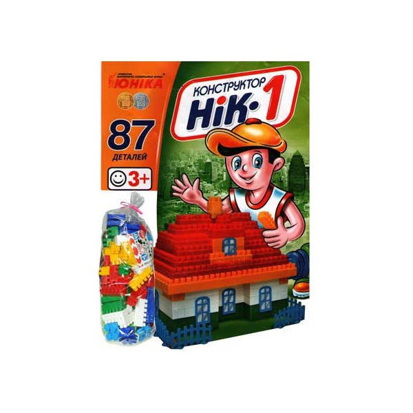 

Конструктор НИК-1 (87 дет.) Юника