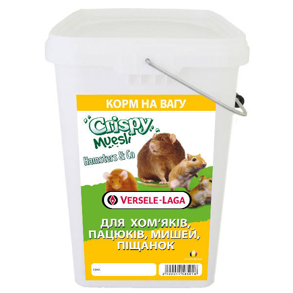 

Versele-Laga Crispy Muesli Hamster ВЕРСЕЛЬ ЛАГА КРИСПИ МЮСЛИ ХОМЯК, кг
