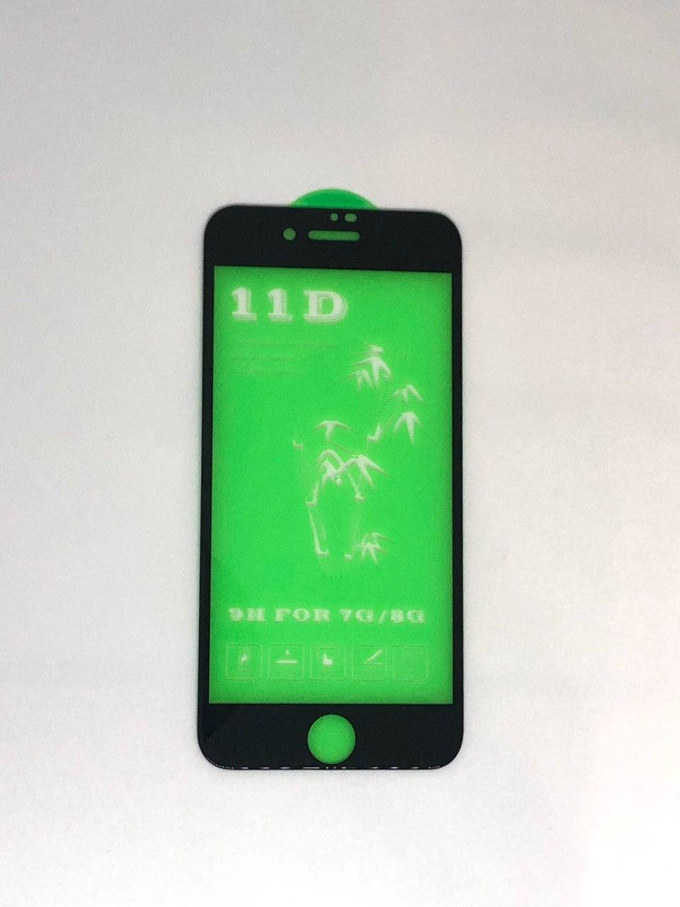 

Cтекло 11D для iPhone 7, black, Черный