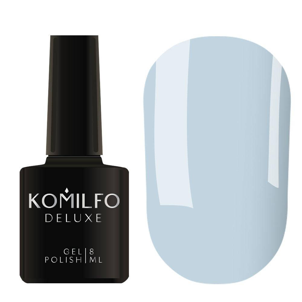 

Гель-лак Komilfo Deluxe Series №D136 (бледно-голубой, эмаль), 8 мл