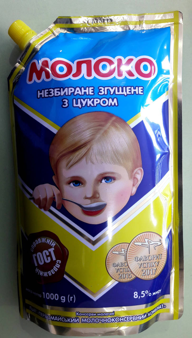 

Молоко сгущенное цельное 8,5 % жира 1000 г