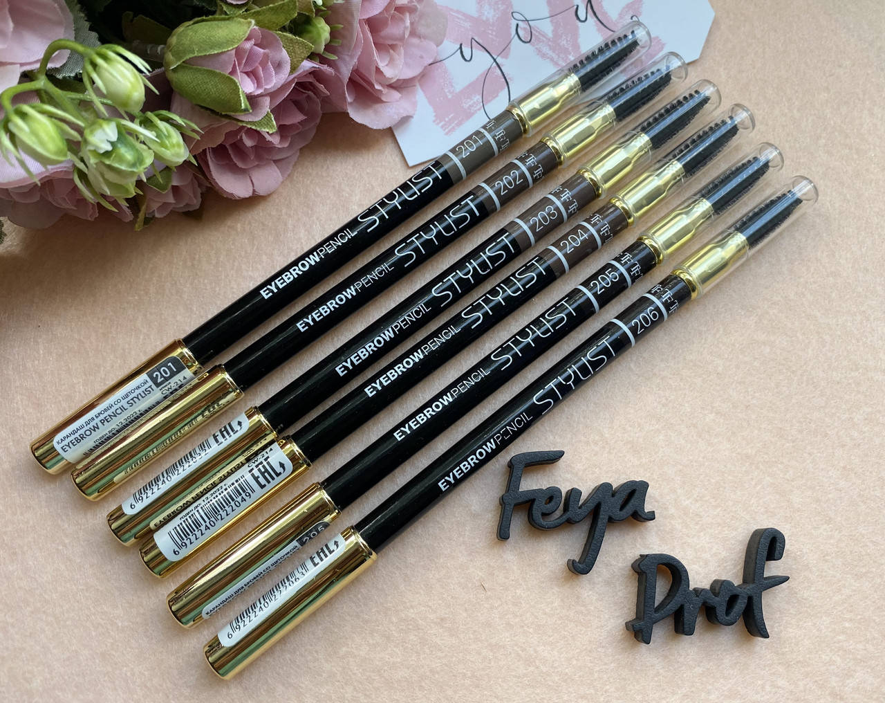 

Карандаш для бровей TF со щеточкой EYEBROW PENCIL STYLIST СW214