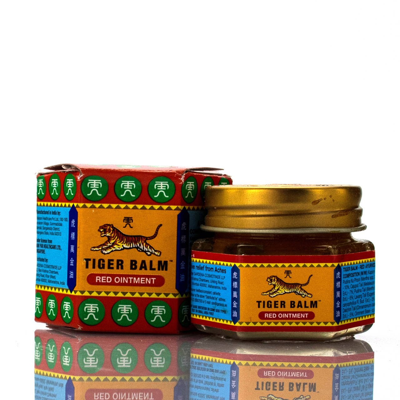 

Тигровый бальзам, Тайгер бальзам, Бальзам Красный тигр, Red tiger balm, 21 мл