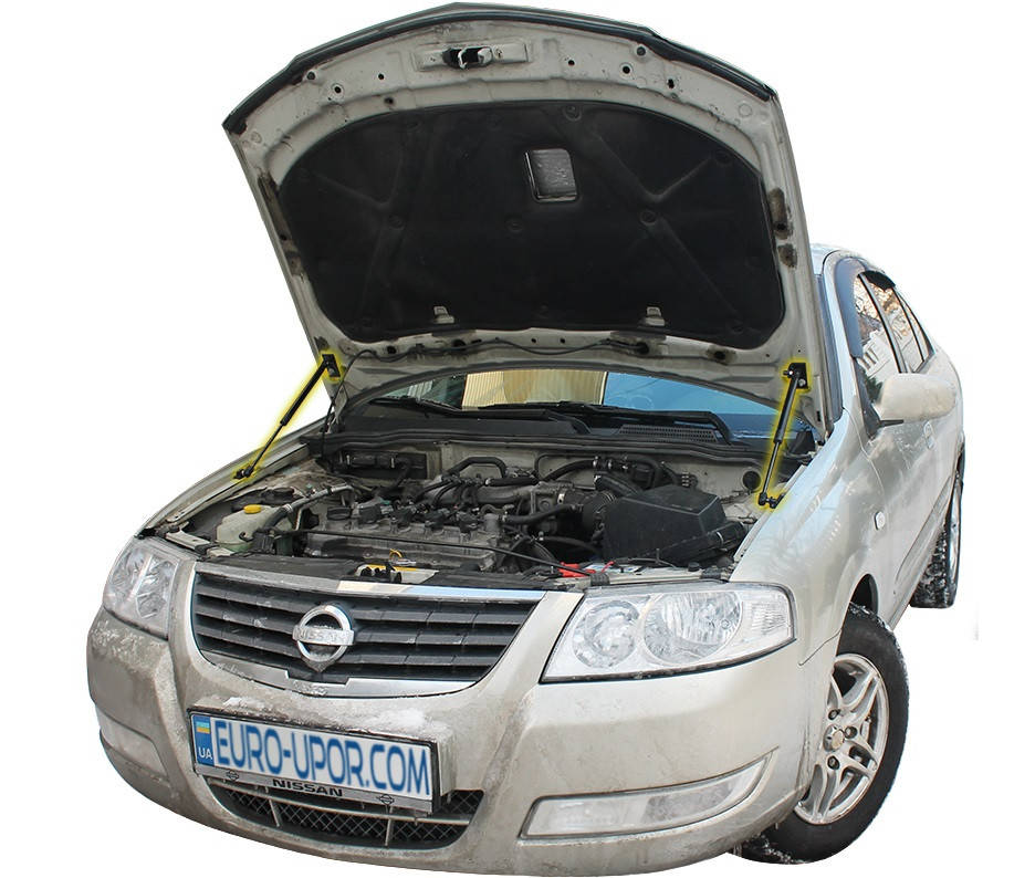 

Газовый упор капота (амортизатор капота) для Nissan Almera Classic B10 / Ниссан Альмера Классик (2006-2012)