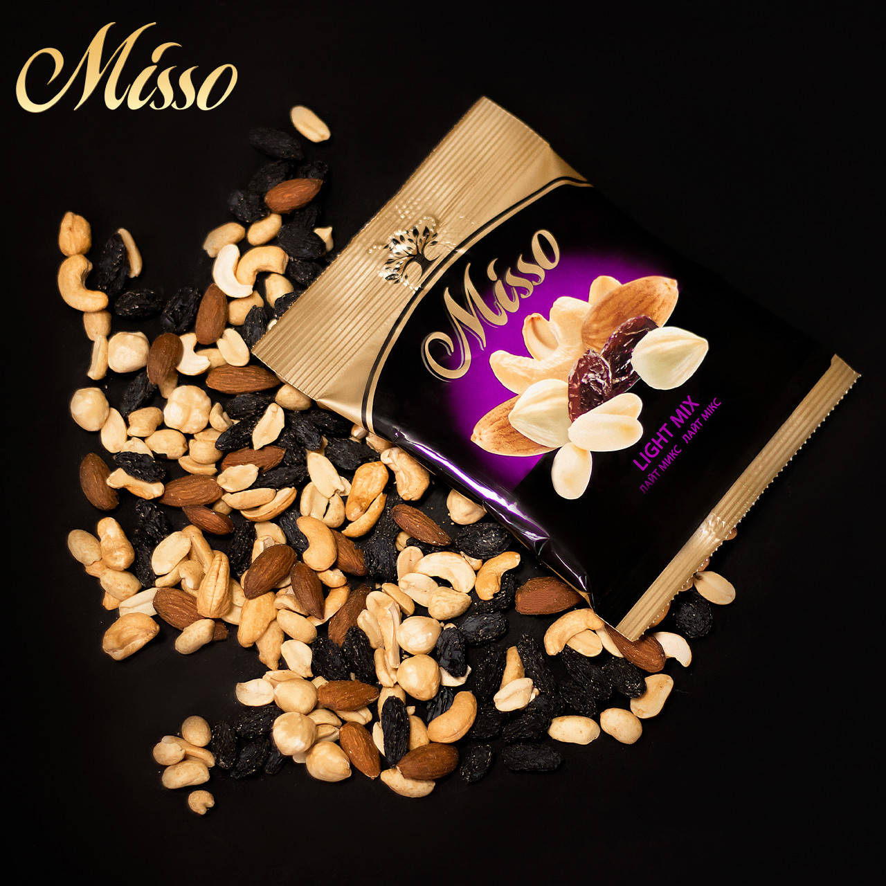 

Фруктово-ореховое ассорти "Light Mix" 60 г 12шт/коробка