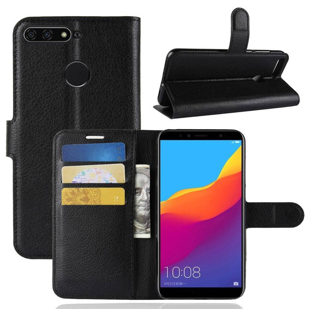 

Чехол-книжка Litchie Wallet для Huawei Y6 Prime 2018 Черный