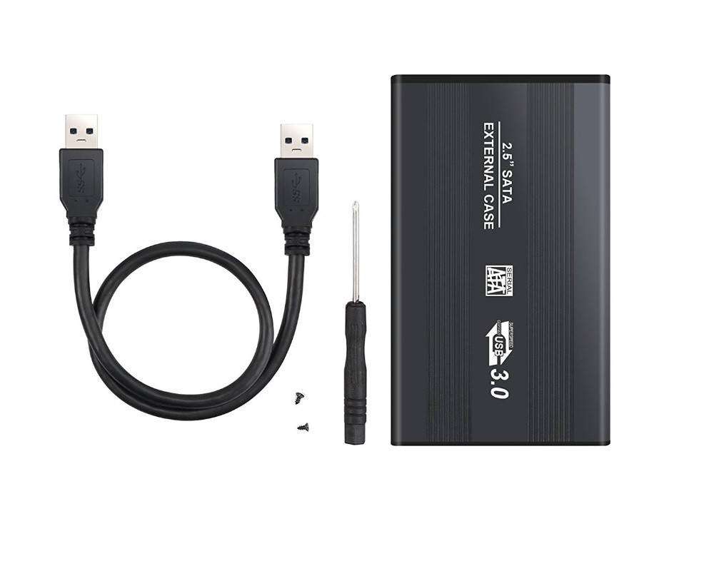 

Внешний карман для HDD 2.5 дюймов, USB 3.0 - SATA, TRY TB-S254U3, до 3 TB, алюминий, черный
