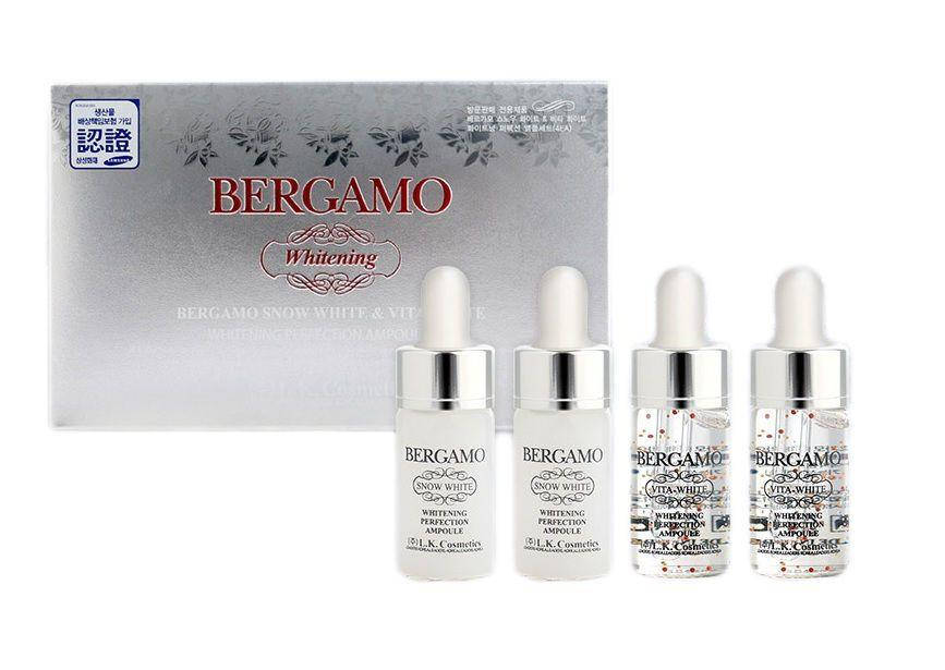 

Осветляющие сыворотки BERGAMO Snow White и Vita White Perfection Ampoule набор