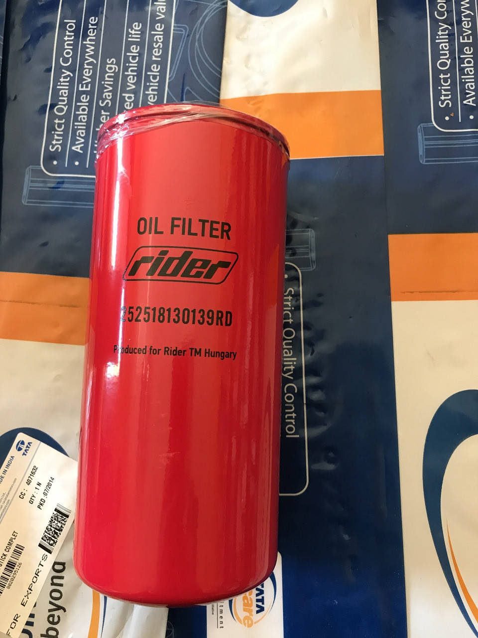 

Фильтр Масла Е3 rider ТАТА и Эталон