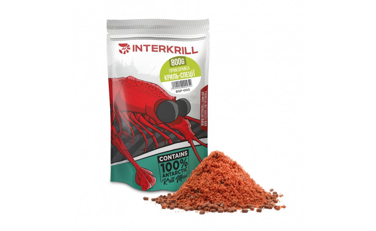 

Прикормка INTERKRILL 800г Криль-спеції