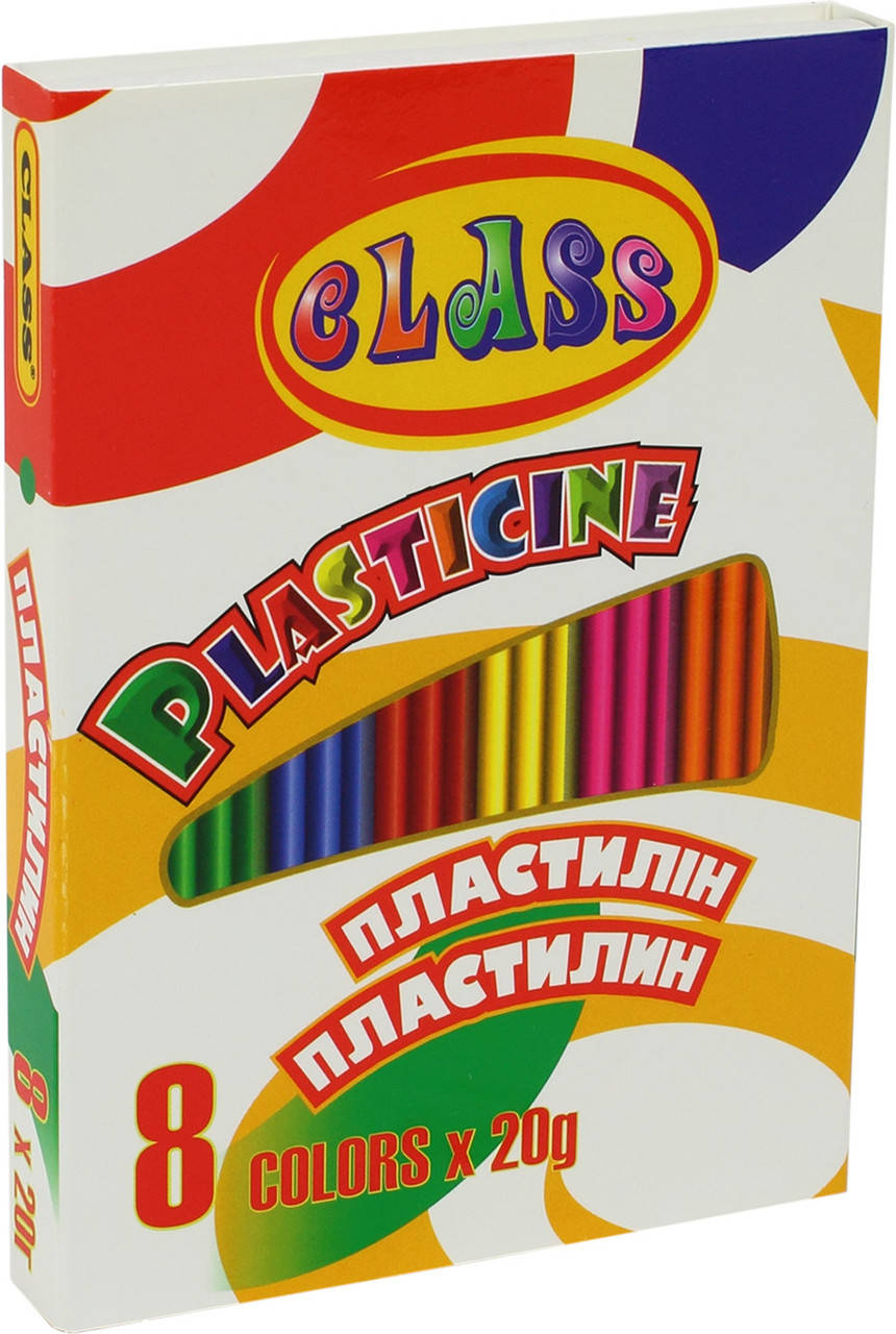 

Пластилін 8 кольор. 160гр "Class" №7622(24)