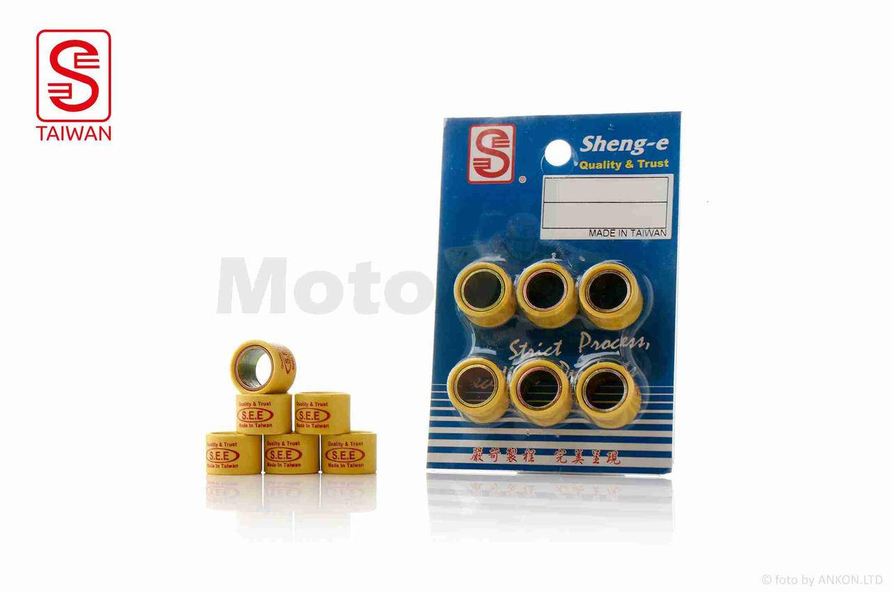 

Ролики вариатора Suzuki 17-12 5.0g "SEE" (Sheng-E) ТАЙВАНЬ