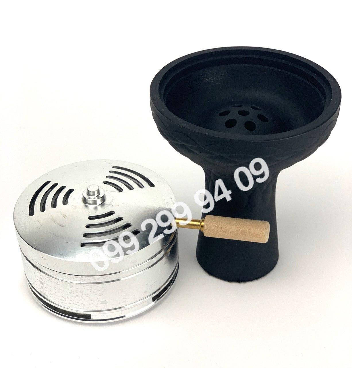 

Силиконовая чаша для кальяна + большой Калауд Mig на 3 угля