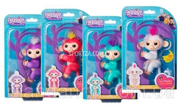

Интерактивная игрушка обезьянка FINGERLINGS BABY MONKEY