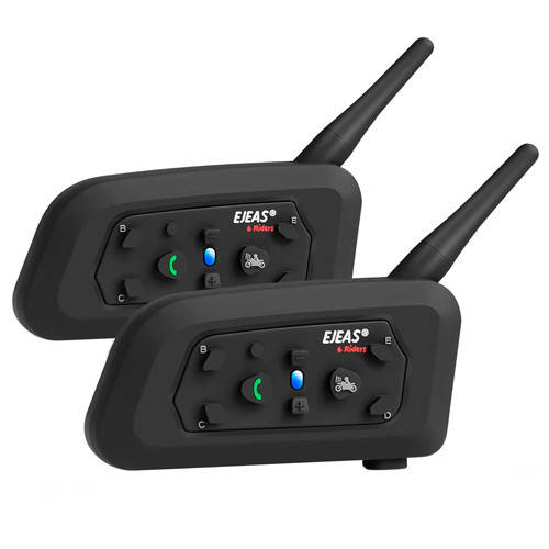 

Мотогарнитура Bluetooth на шлем, ПАРА, интерком EJEAS V6 Pro 1200