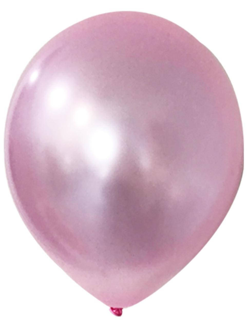 

Воздушные шары металлик розовый 10" (25 см) Balonevi