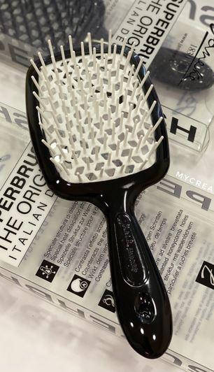 

Расческа Janeke superbrush the original Черный/Белый