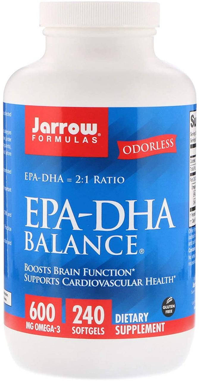 

СРОК ГОДНОСТИ 8/22 Jarrow Formulas EPA-DHA Balance 240 гелевых капсул
