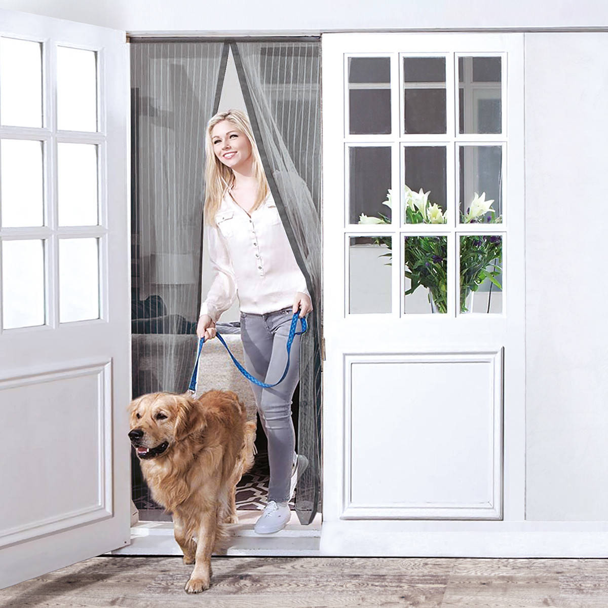 

МОСКИТНАЯ СЕТКА НА МАГНИТАХ ДЛЯ ДВЕРЕЙ